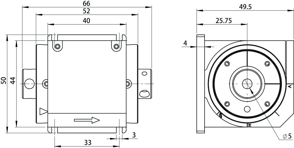 3# Packaged isolator & rotator