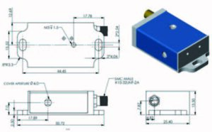 Acousto-optic modulator package diagram 1 CRTYLINK